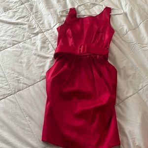 Pink Dress with belt. Size 0/XS